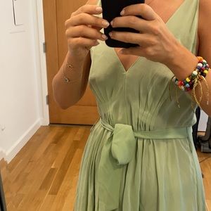 & other stories- mint green silky dress- size 4